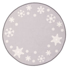 Load image into Gallery viewer, Floormatters Let it Snow Christmas Tree Mat