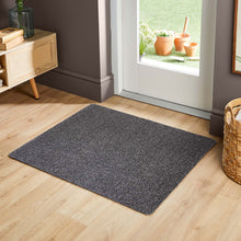 Load image into Gallery viewer, MadeNorth Plain Charcoal Washable Doormat