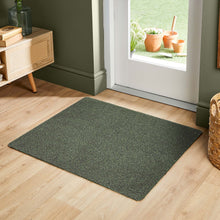 Load image into Gallery viewer, MadeNorth Plain Sage Green Washable Doormat