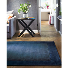Load image into Gallery viewer, Borders Navy Rug - Rug Guru