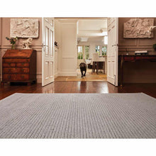 Load image into Gallery viewer, Cable Warm Grey Rug - Rug Guru