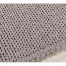 Load image into Gallery viewer, Cable Warm Grey Rug - Rug Guru