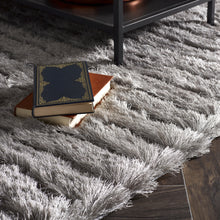 Load image into Gallery viewer, Carved Glamour Silver Rug - Rug Guru