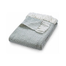 Load image into Gallery viewer, Hug Rug Woven Diamond Throw Sky Grey
