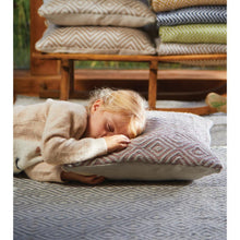 Load image into Gallery viewer, Diamond Washable Rug Sky Grey