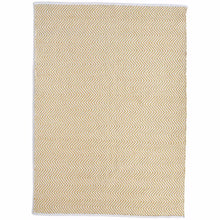 Load image into Gallery viewer, Herringbone Washable Rug Gold