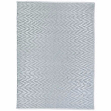 Load image into Gallery viewer, Herringbone Washable Rug Sky Grey