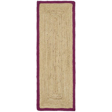 Load image into Gallery viewer, Jute Border - Raspberry