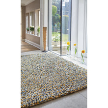 Load image into Gallery viewer, Rocks Shaggy Ochre Rug - Rug Guru