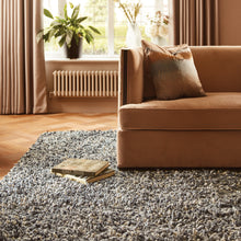 Load image into Gallery viewer, Rocks Shaggy Grey Rug - Rug Guru