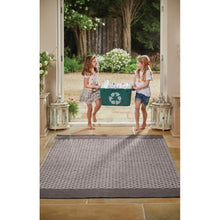 Load image into Gallery viewer, Trellis Washable Rug Warm Grey