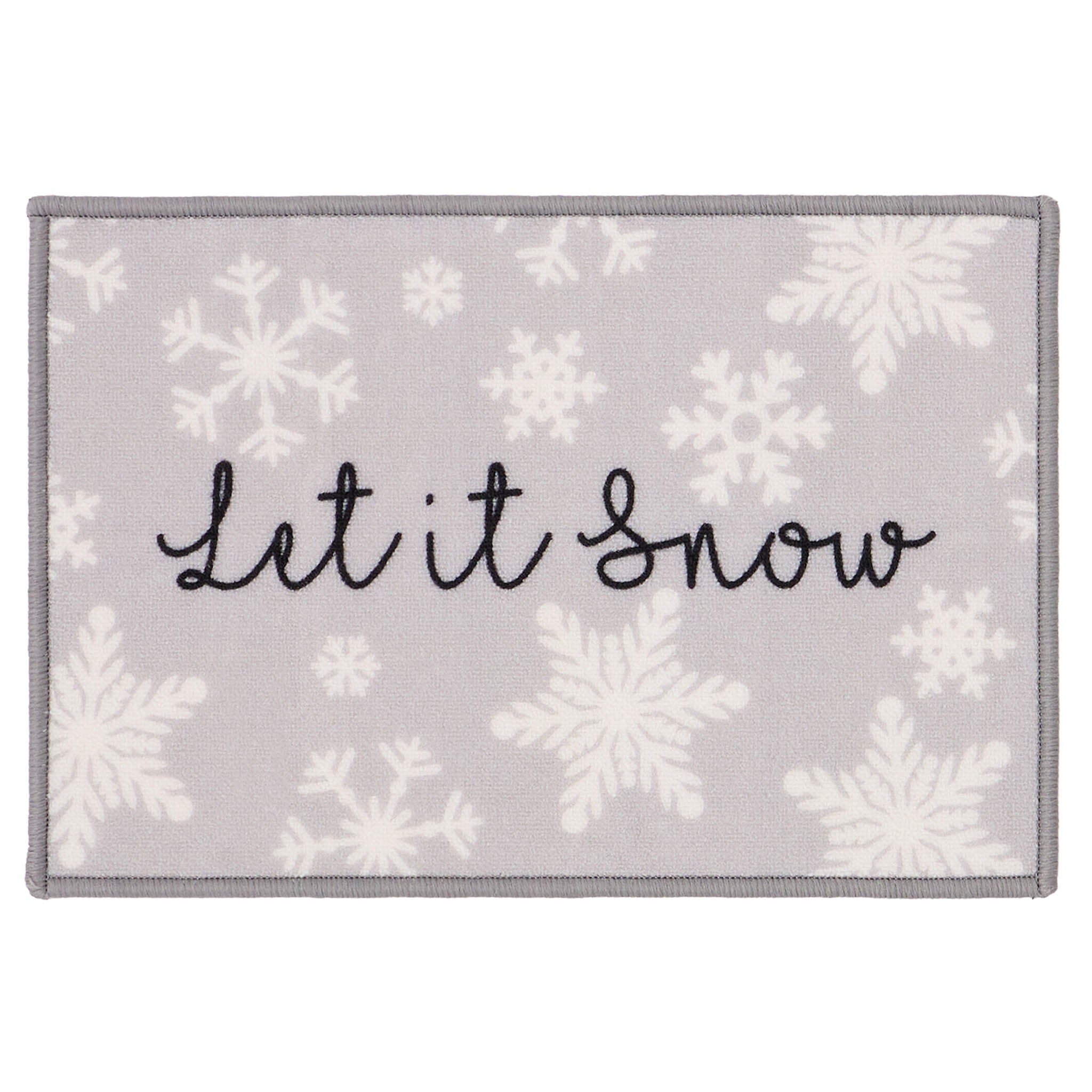 Floormatters Let it Snow Mat & Runner Set