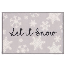 Load image into Gallery viewer, Floormatters Let it Snow Mat &amp; Runner Set

