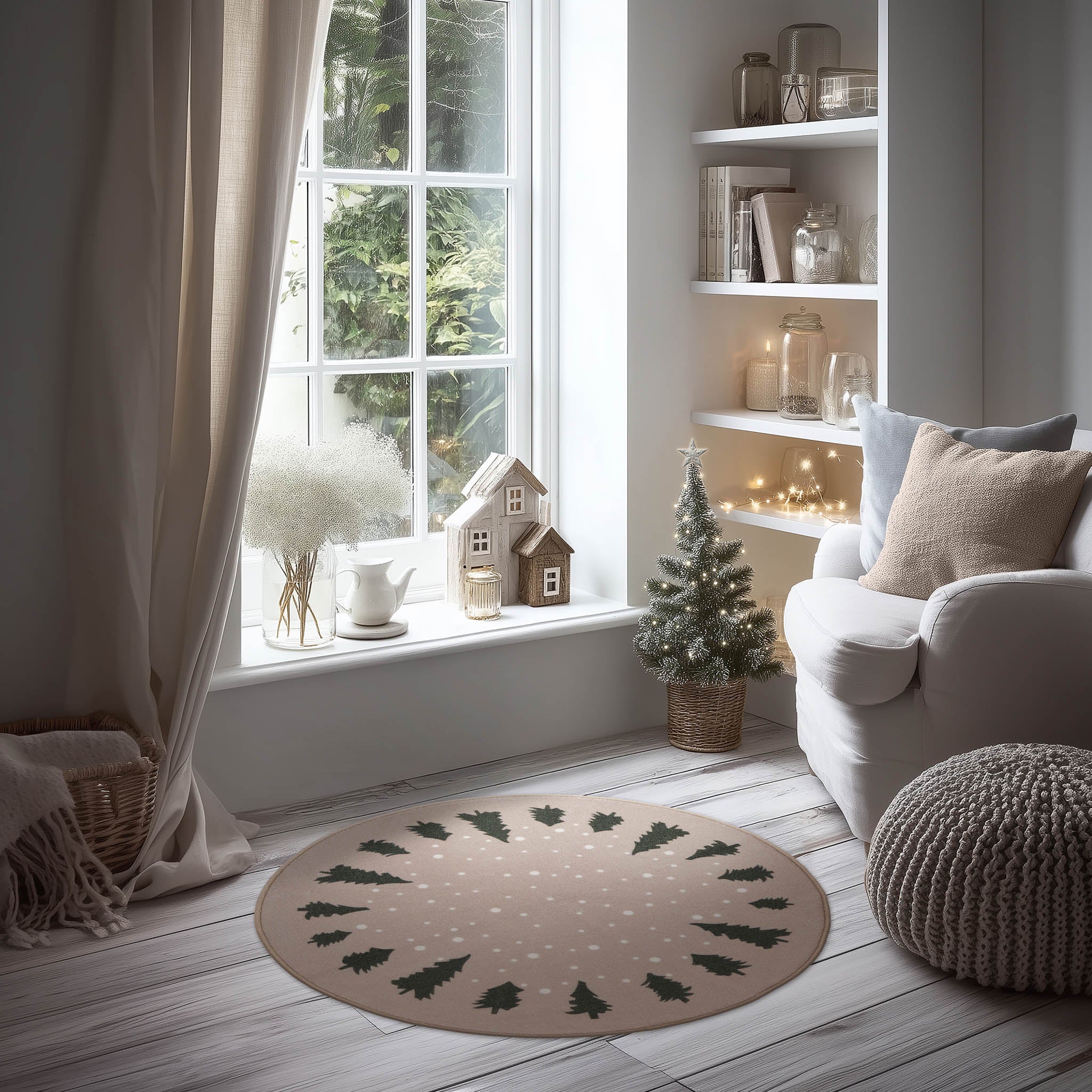 Floormatters Merry Christmas Tree Christmas Tree Mat