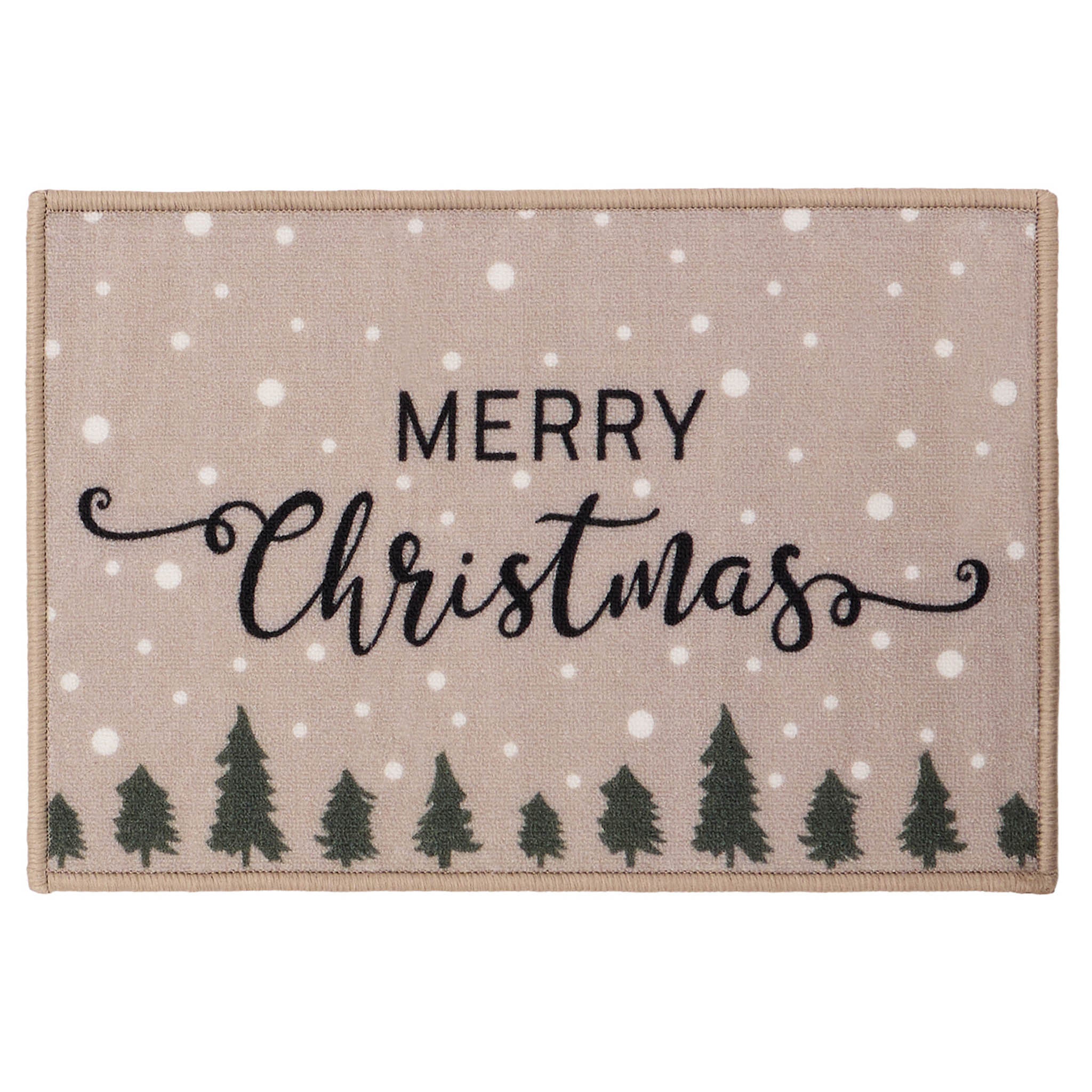 Floormatters Merry Christmas Tree Mat & Runner Set
