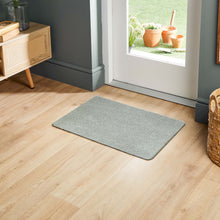 Load image into Gallery viewer, MadeNorth Plain Muted Green Washable Doormat
