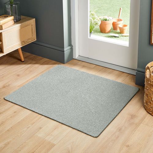 MadeNorth Plain Muted Green Washable Doormat
