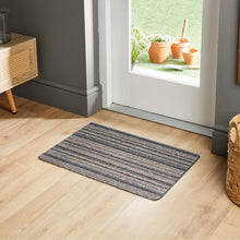 Load image into Gallery viewer, MadeNorth Ribbon Grey Washable Doormat

