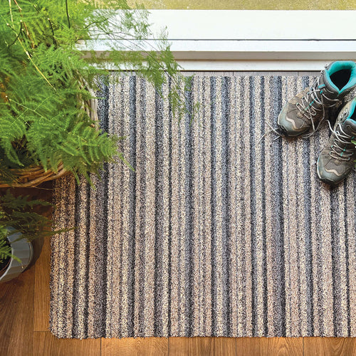 MadeNorth Ribbon Grey Washable Doormat