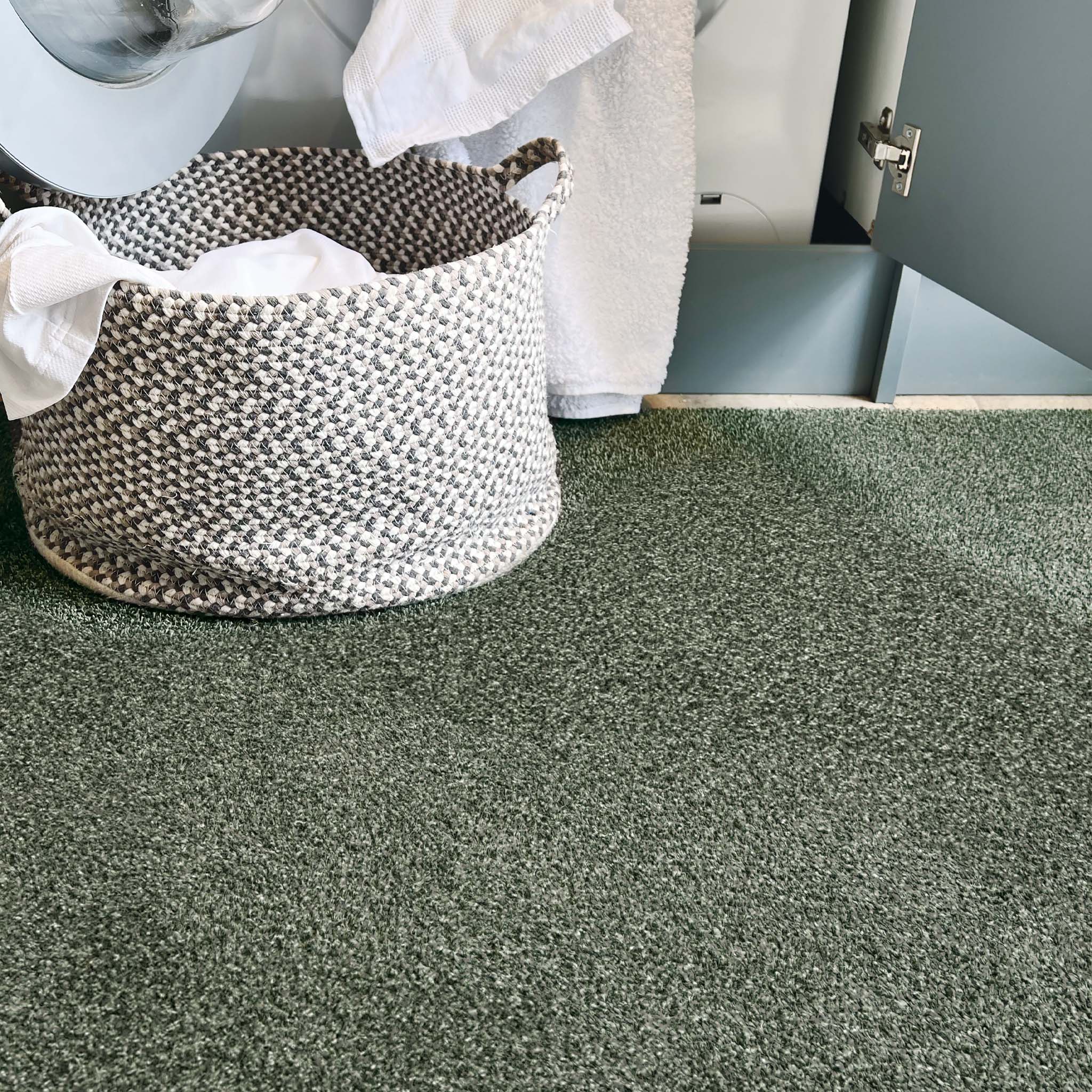 MadeNorth Plain Sage Green Washable Runner