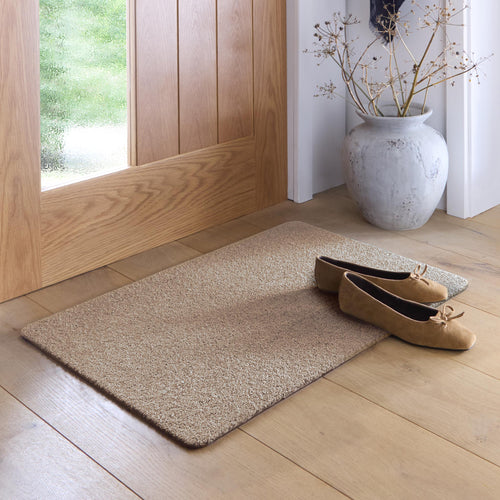 MadeNorth Soft Beige Washable Doormat
