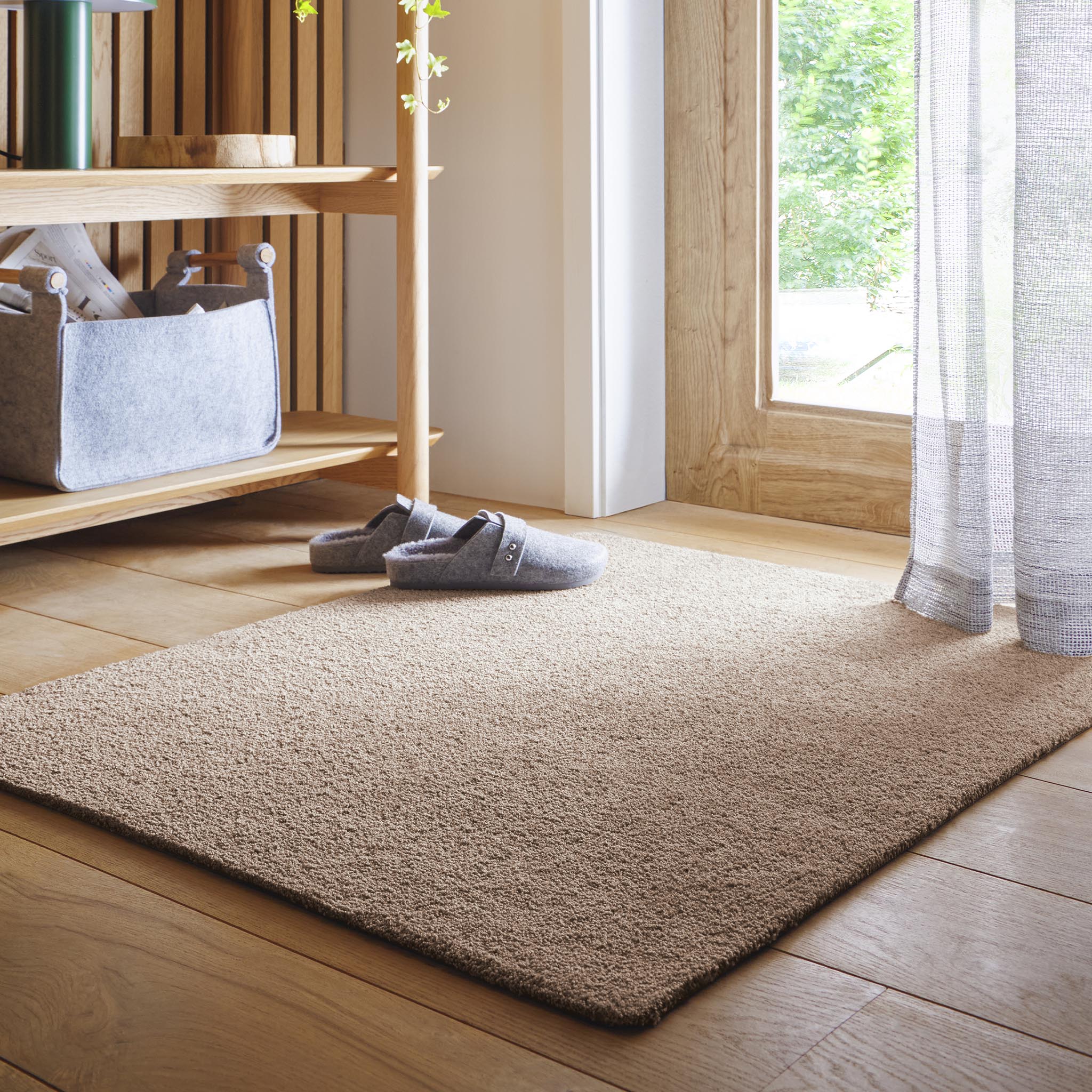 MadeNorth Soft Beige Washable Doormat