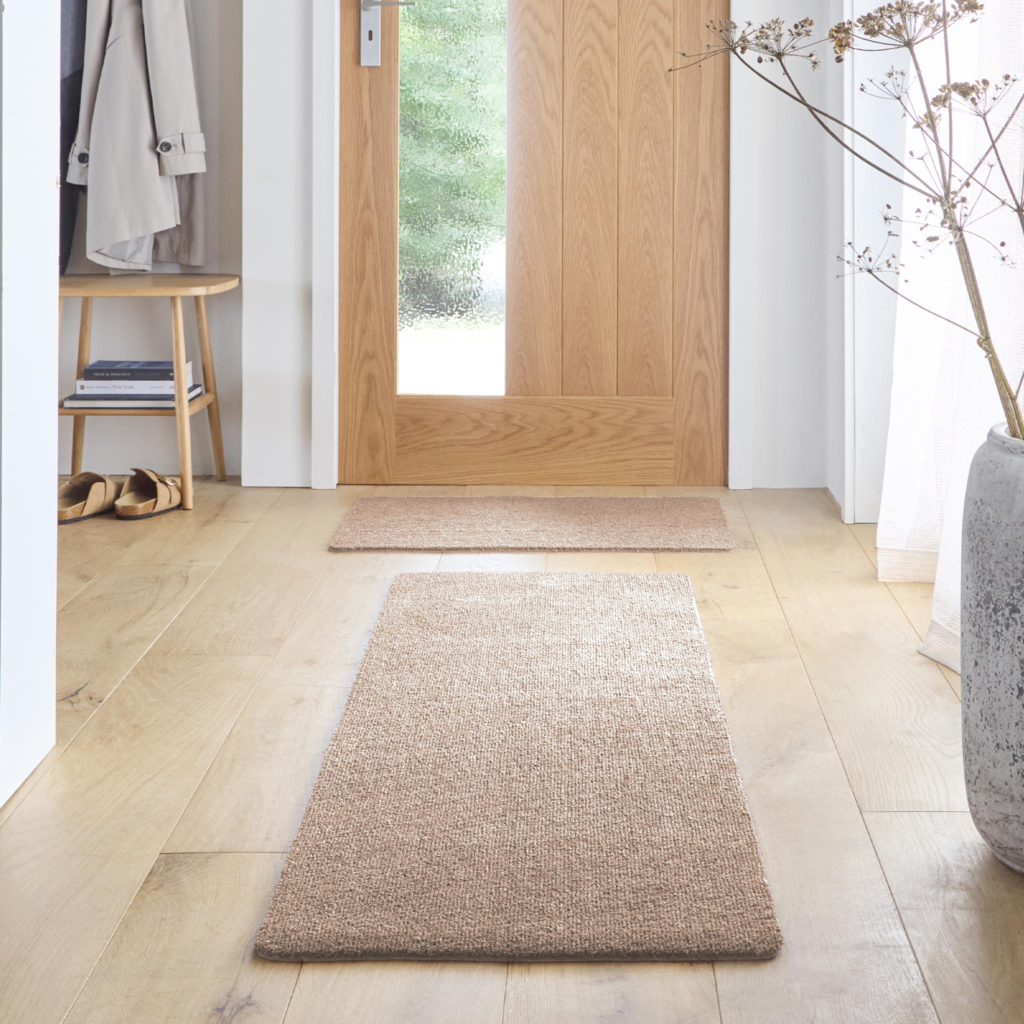 MadeNorth Soft Beige Washable Runner