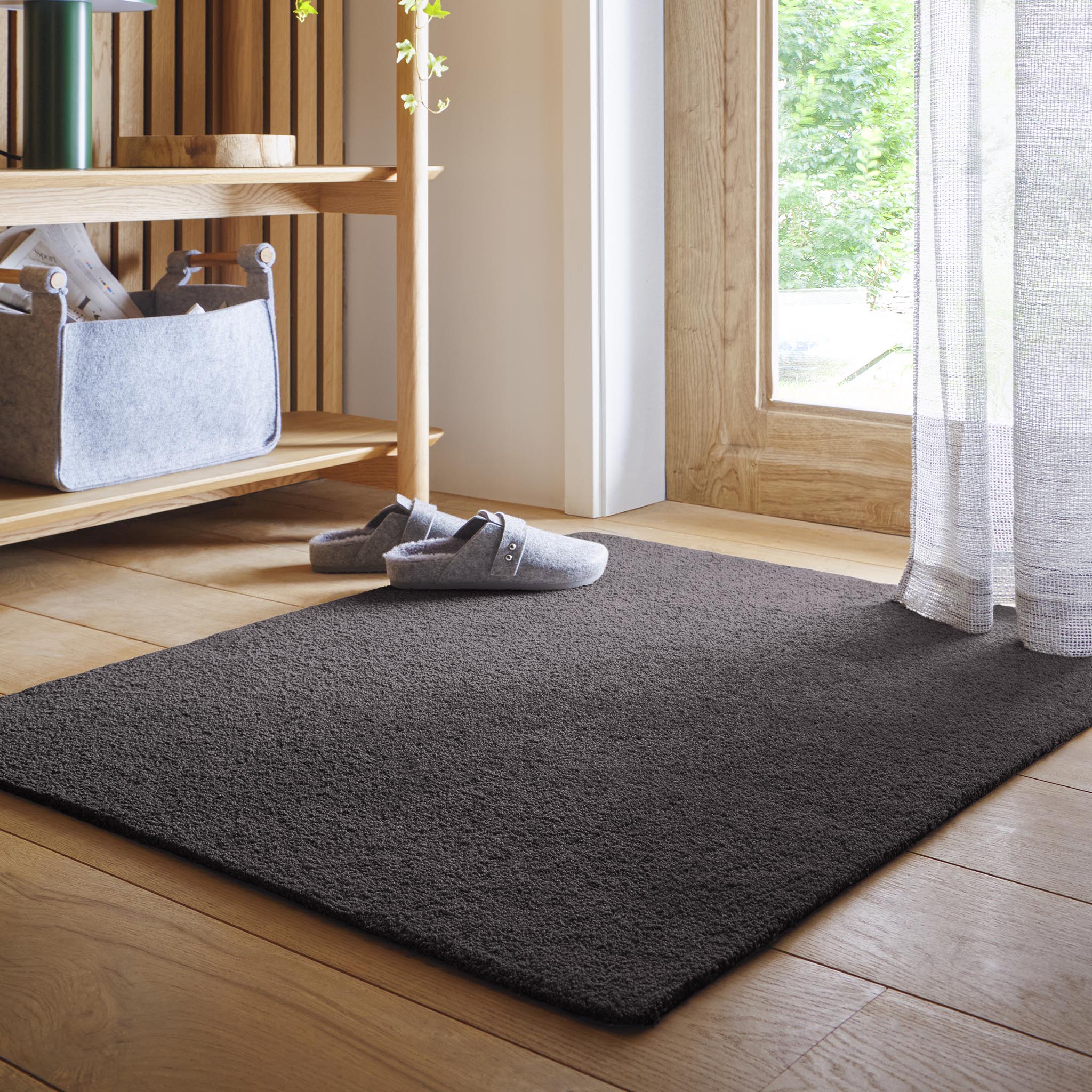 MadeNorth Soft Charcoal Washable Doormat