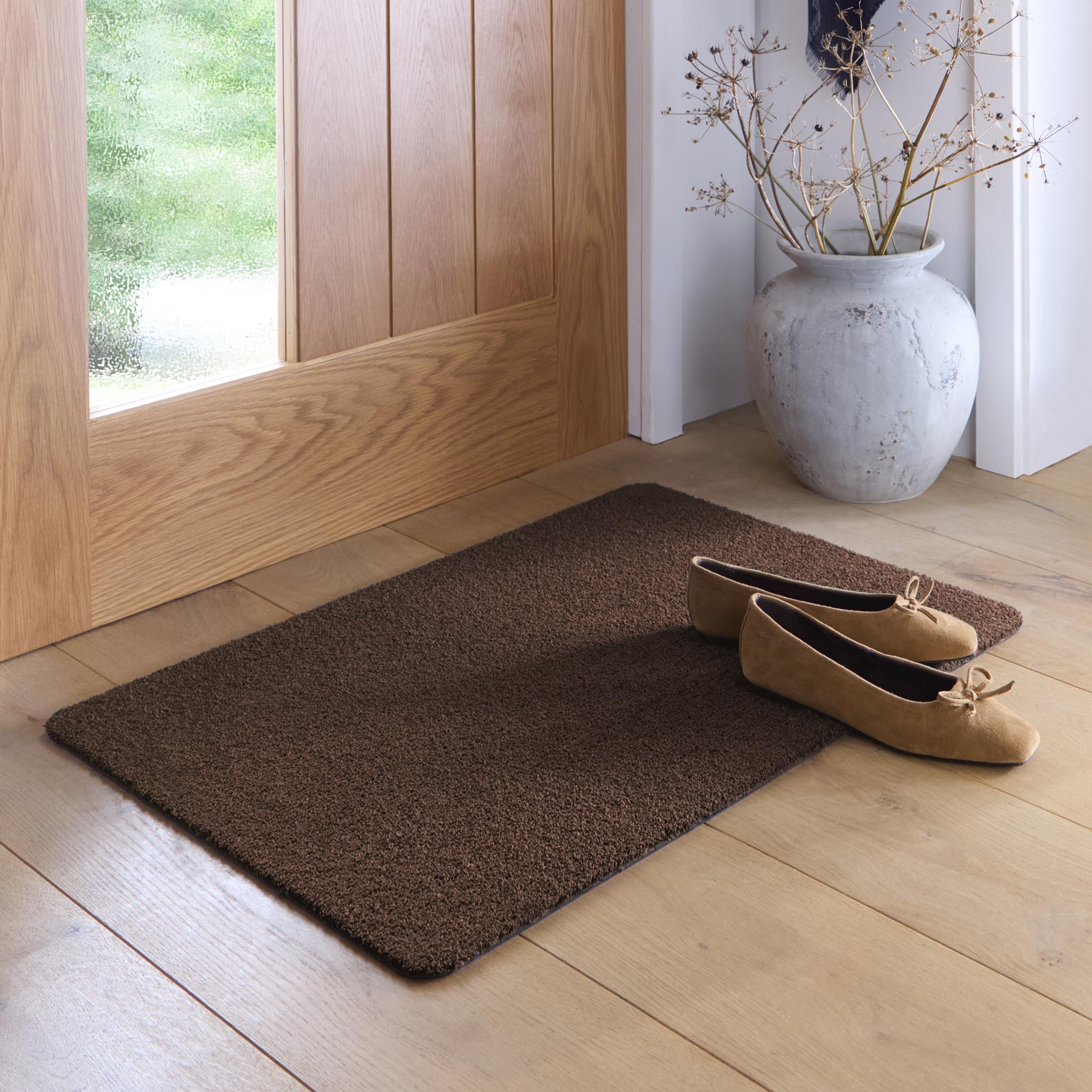 MadeNorth Soft Clove Brown Washable Doormat