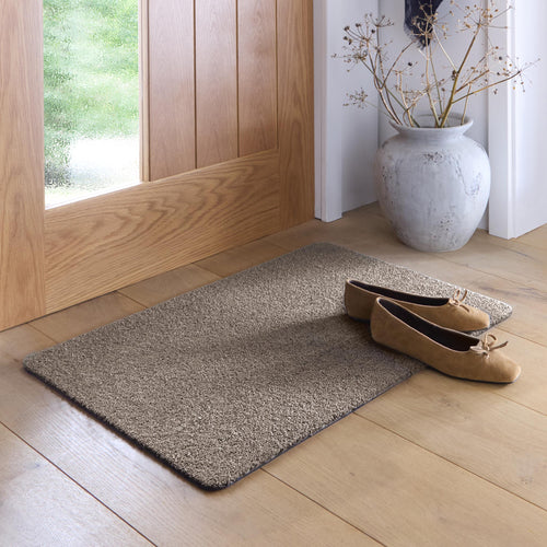 MadeNorth Soft Ghost Grey Washable Doormat