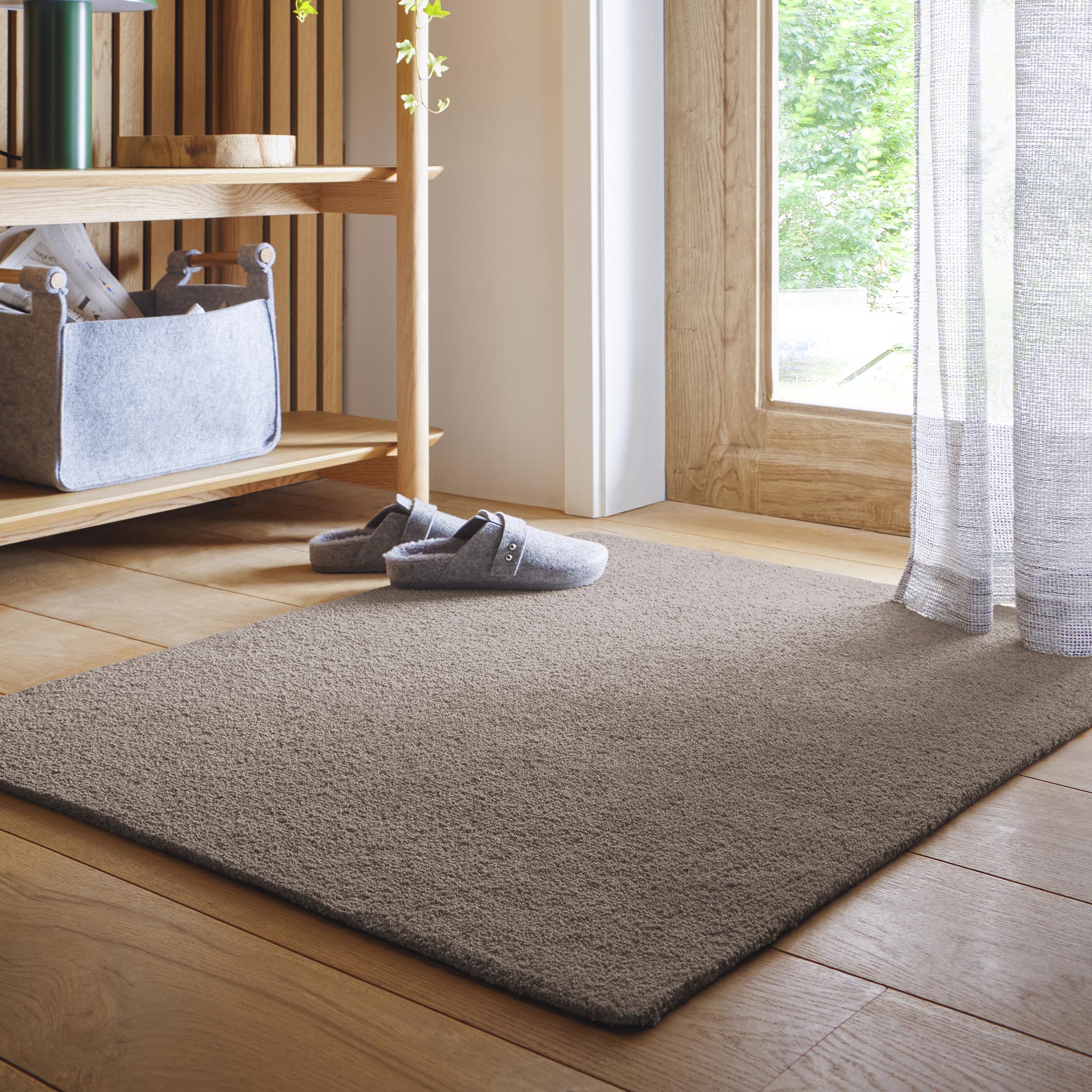 MadeNorth Soft Ghost Grey Washable Doormat