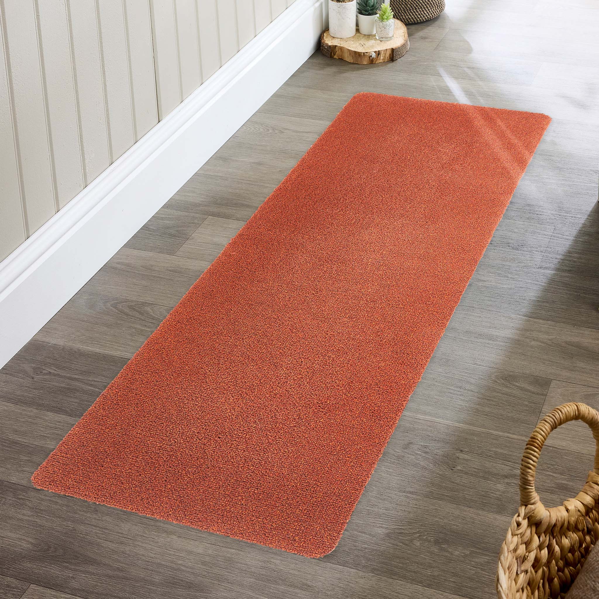 MadeNorth Plain Terracotta Washable Runner