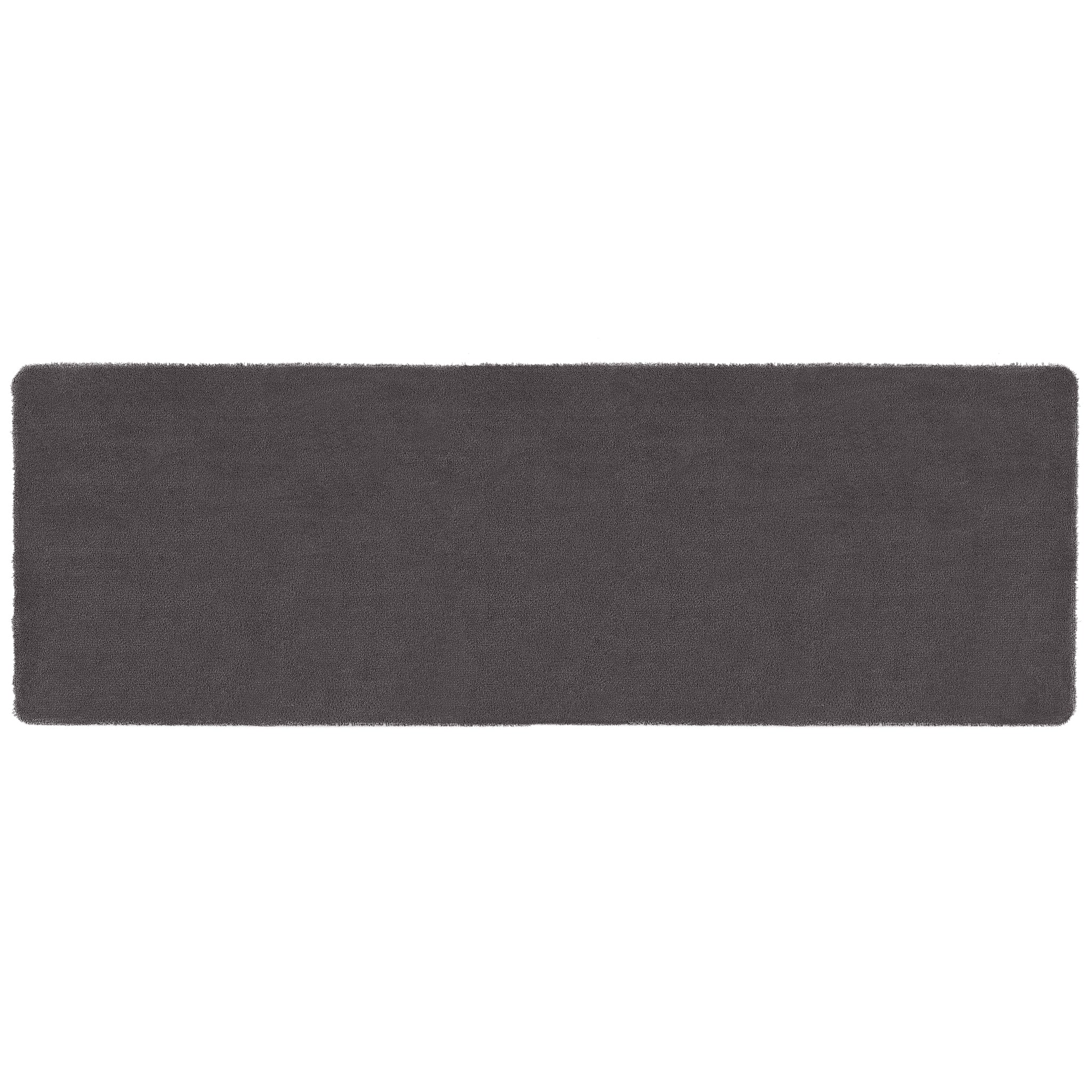 MadeNorth Soft Charcoal Washable Runner