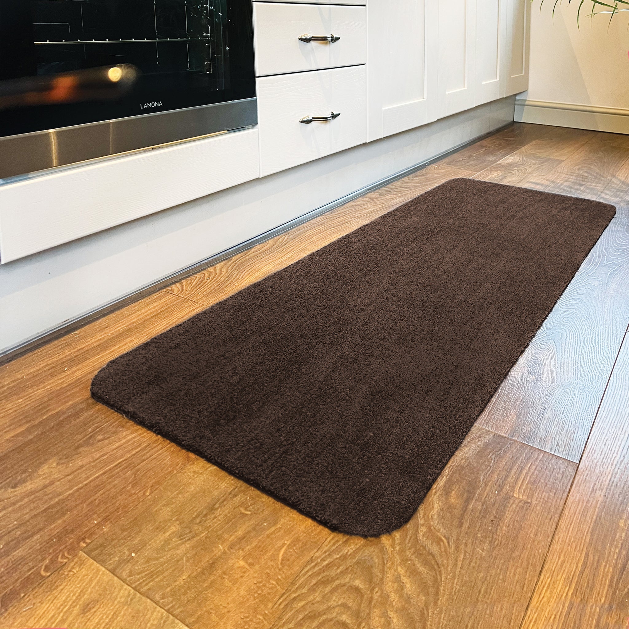 MadeNorth Soft Clove Brown Washable Runner