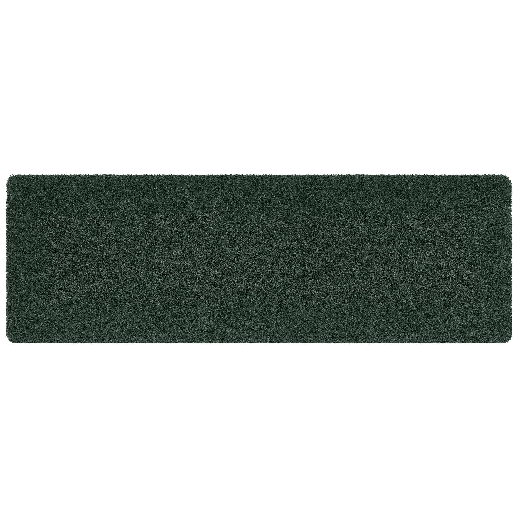 MadeNorth Soft Forest Green Washable Runner
