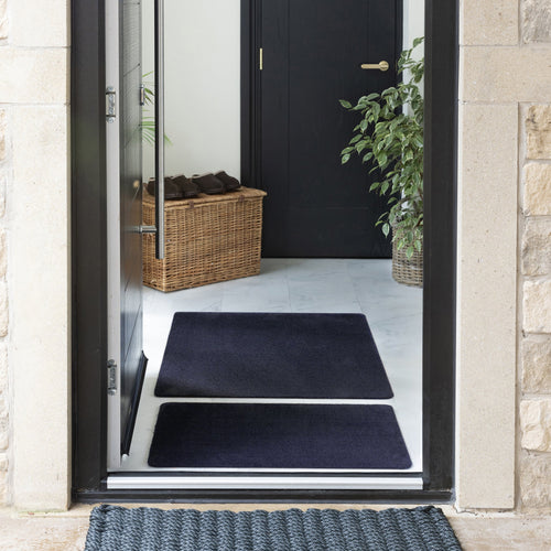 MadeNorth Soft French Navy Washable Doormat