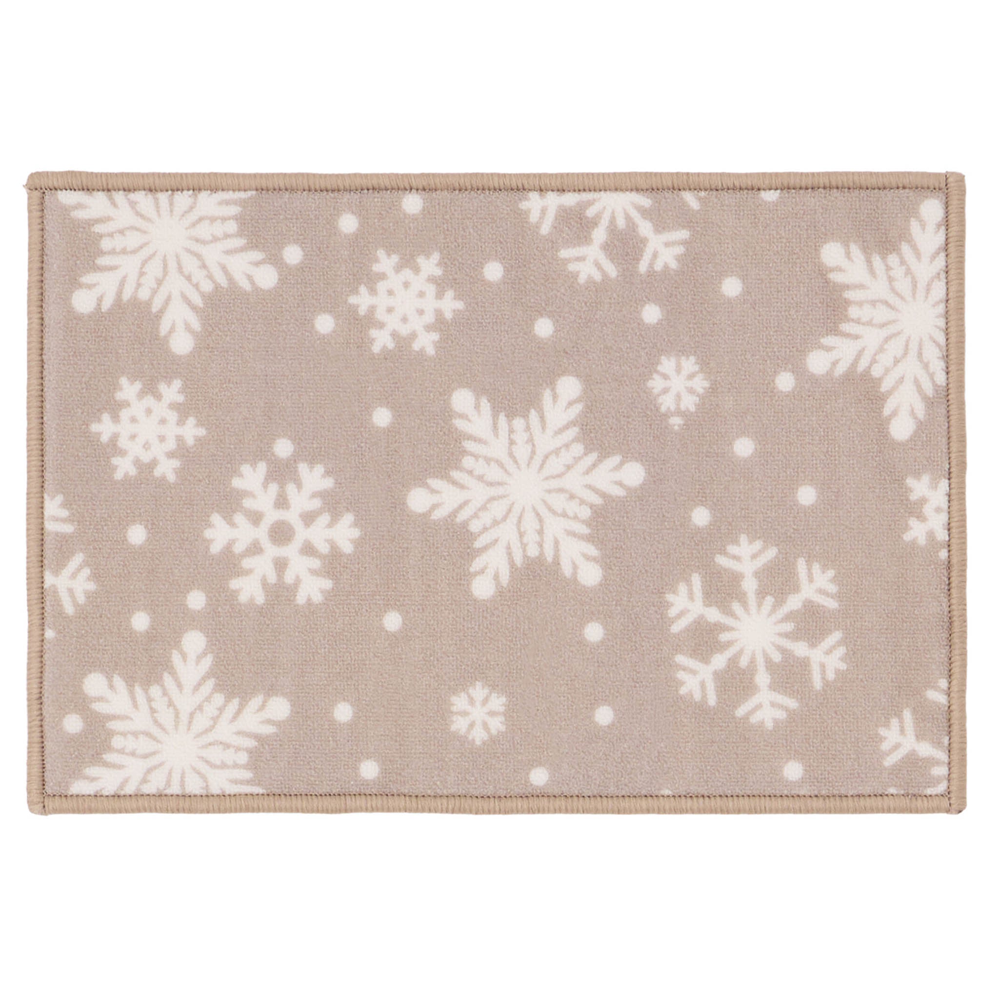 Floormatters Natural Snowflake Mat & Runner Set