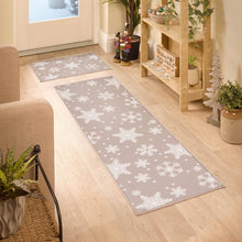 Load image into Gallery viewer, Floormatters Natural Snowflake Mat &amp; Runner Set

