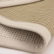 Load image into Gallery viewer, Origins Sisal Boucle with Beige Border- a wool rug featuring a natural border. 
