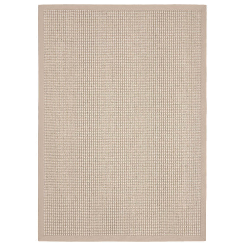 Origins Sisal Boucle with Beige Border- a wool rug featuring a natural border. 