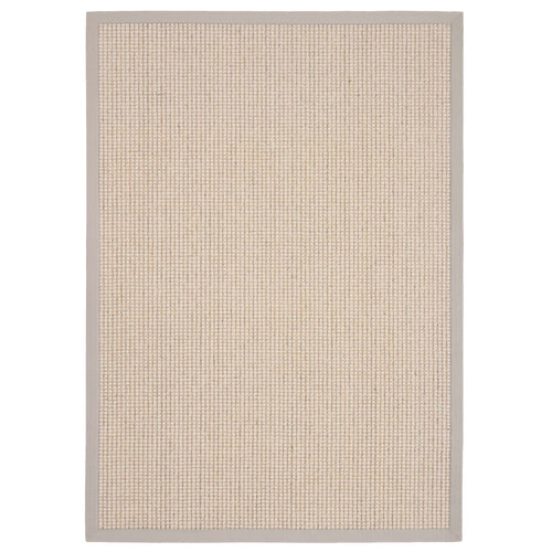Origins Sisal Boucle with Soft Grey Border- a wool blend rug featuring a soft grey border. 
