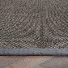 Load image into Gallery viewer, Origins Sisal Dark Grey with Grey Border
