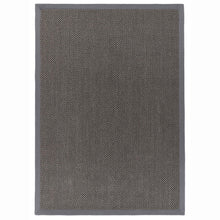 Load image into Gallery viewer, Origins Sisal Dark Grey with Grey Border
