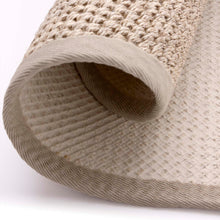 Load image into Gallery viewer, Origins Sisal Light Beige with Sand Border- a 100% sisal natural rug featuring a sand border. 
