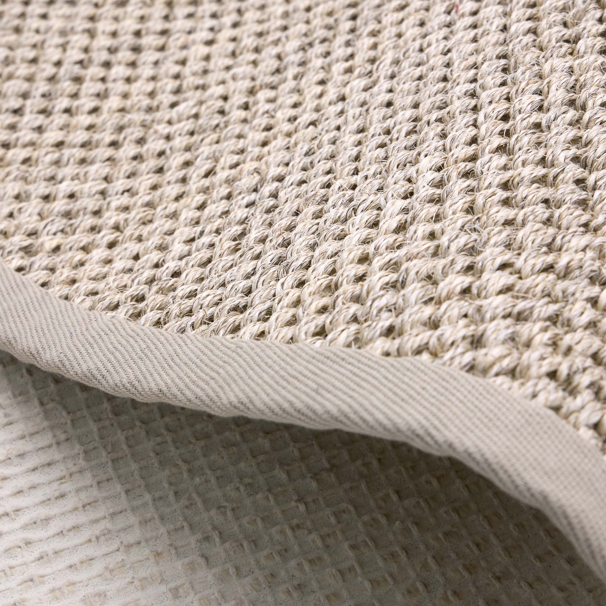 Origins Sisal Light Beige with Sand Border- a 100% sisal natural rug featuring a sand border. 