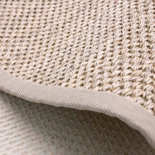 Load image into Gallery viewer, Origins Sisal Light Beige with Sand Border- a 100% sisal natural rug featuring a sand border. 
