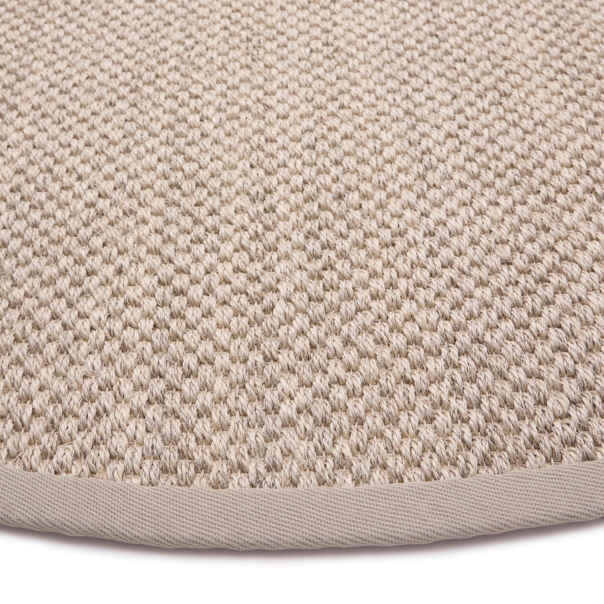 Origins Sisal Light Beige with Sand Border- a 100% sisal natural rug featuring a sand border. 