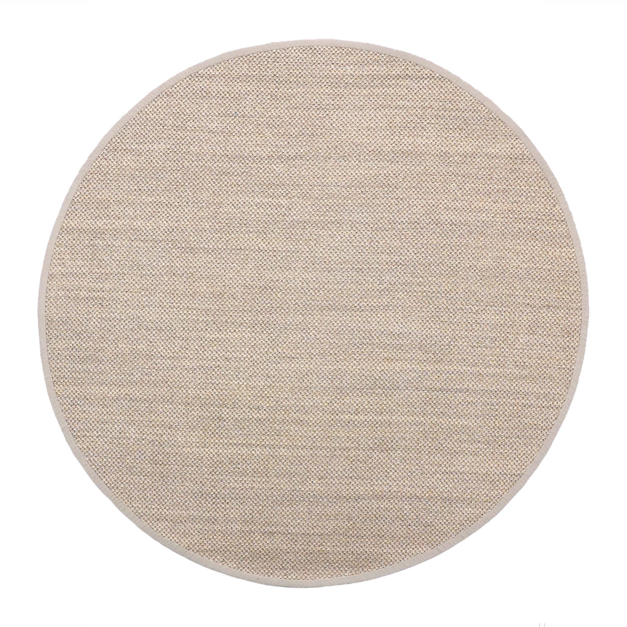 Origins Sisal Light Beige with Sand Border- a 100% sisal natural rug featuring a sand border. 