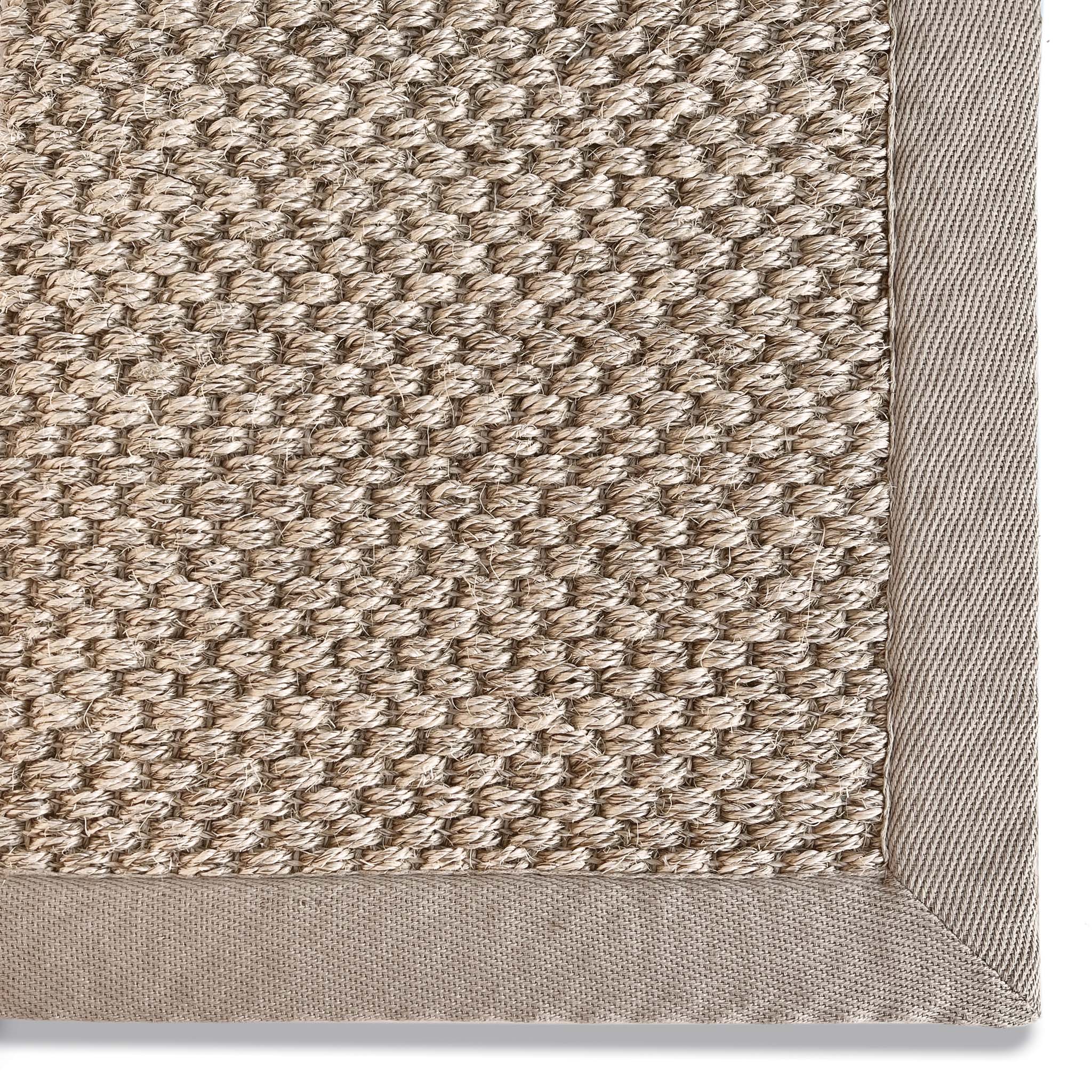 Origins Sisal Light Beige with Sand Border- a 100% sisal natural rug featuring a sand border. 