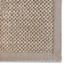Load image into Gallery viewer, Origins Sisal Light Beige with Sand Border- a 100% sisal natural rug featuring a sand border. 

